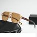 Unisex Square Fashion Twin-beam Sunglasses For Men Cross-border Retro Casual Driving Business Trend Sunglasses_viptrois.com