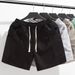 Casual Sports Four-inch Shorts For Men, Summer Knitted Casual Running Fitness_viptrois.com
