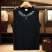 Men's Clothing Fashion Loose Casual Round Neck Sleeveless T Shirt Waistcoat Basketball Fitness Sports Cotton Vest_viptrois.com