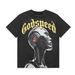 American Retro Skull Print Summer Casual Trend Hip-Hop Washed Short Sleeve T-Shirt_viptrois.com