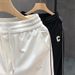 Men's Clothing Drawstring Slim Fit Pants Spring And Autumn Elastic Waist Stretch Sports Casual Pants_viptrois.com
