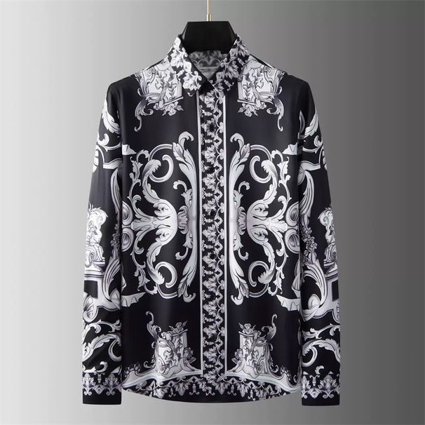 Camisa De Hombre Nueva Primavera/Otoño 2026 Con Estampado 3D De Caballo Galopante, Diseño Casual Para Exteriores, Manga Larga_viptrois.com