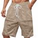 Men's Clothing Men's Heavy Knitted Jacquard Shorts Summer Trend High Street Casual Loose Fit Style For Formal & Casual_viptrois.com