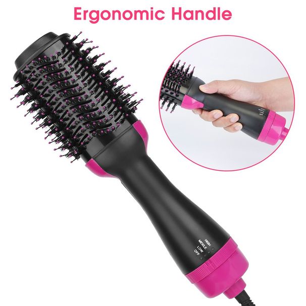 4 In 1 Hot Hair Brush Hair Dryer Volumizer Brush Dryer Comb For Straightening Curling Drying_viptrois.com