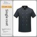 Men's Clothing Chef Work Clothes Short Sleeve Summer Thin Breathable Catering Fast Food Restaurant Hot Pot Restaurant Hotel Back Kitchen_viptrois.com