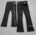 High Version, Style Hand-woven Wax Pants With Flared Wide Legs And Elasticized Ruffles, High Street Cle An Fit Denim Pants_viptrois.com