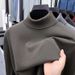 Men's Cashmere & Mulberry Silk High Neck Sweater – Winter Warm Knit Pullover For Stylish Layering_viptrois.com