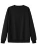 Autumn And Winter Men's Long Sleeved Round Neck Black Top Loose Casual Hoodie Hooded Hoodie_viptrois.com