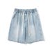 Men's Clothing Shorts Hip Hop Loose Straight Casual All Match Solid Color Shorts_viptrois.com