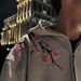 2026 New Cherry Blossom Embroidered Hooded Sweater Women, Loose Zipper Cardigan Jacket, Retro Literary And Artistic Top_viptrois.com
