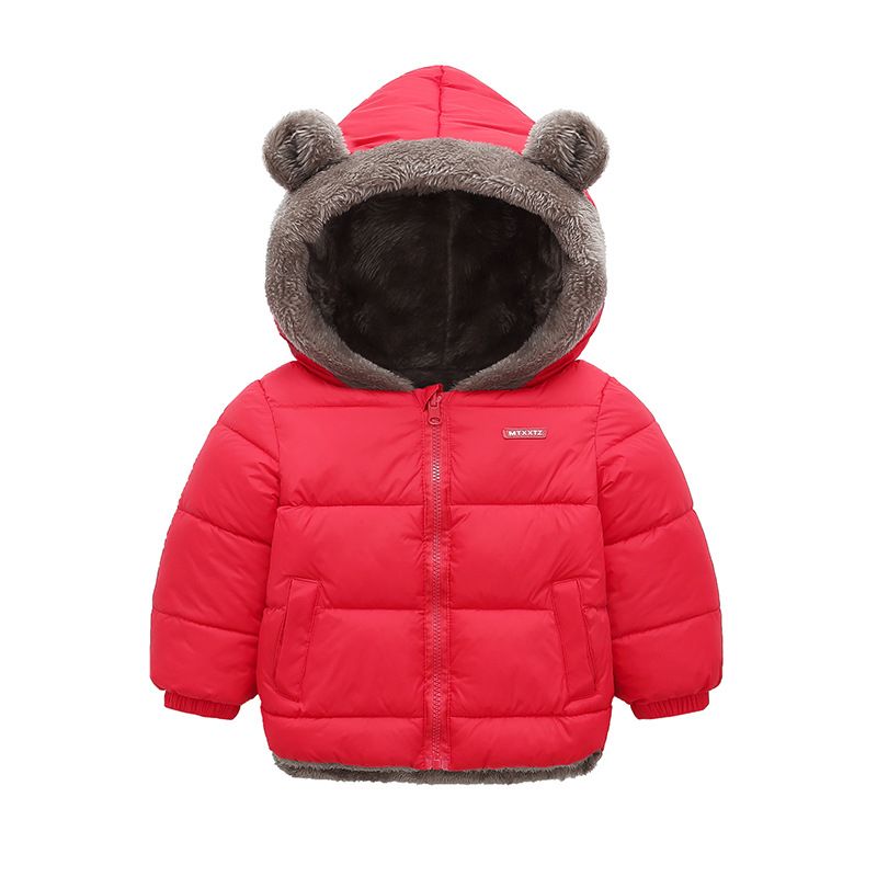 kid's clothing Children's lamb wool padded jacket boys' down padded jacket girls' padded jacket baby thickened children_viptrois.com