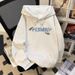 Vintage Lightning Letter Print Boys Hooded Sweater Print Autumn Winter Teen On Clothes_viptrois.com