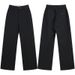 Men's Wide-Leg Wool-Blend Trousers – Relaxed Fit Straight Cut Dress Pants For Fall & Winter Commuting_viptrois.com
