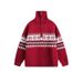 Men's Fair Isle Knit Sweater – Chunky High Neck Christmas Pattern Pullover For Winter (S-XXL)_viptrois.com
