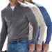 Men's Clothing 2025 New Shopify Hot Men's Clothing Long Sleeve Men's Slim Fit Warm Sweater Slim Fit Bottom Shirt Running Volume_viptrois.com