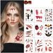 Halloween tattoo with simulated children's props scar funny scar waterproof wound sticker_viptrois.com