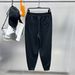 Men's Clothing Men's spring and summer casual pants with tapered black sweatpants men's casual sweatpants couple trousers B1GMD3301_viptrois.com