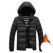 Men's Clothing Customized Light Ribs Cotton Coat Men's Winter Slim Fit Detachable Hood Plus Velvet Thickened Hooded Jacket Men_viptrois.com