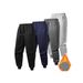 Men's Clothing Men's Fleece-Lined Winter Pants - Cozy & Warm Casual Trousers With Soft Inner Flannel (Available In Black, Navy, Gray, Army Green)_viptrois.com