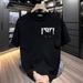 Men's Clothing Short Sleeved T Shirt Men's Summer New Heavy Cotton Loose Lazy Style Top_viptrois.com