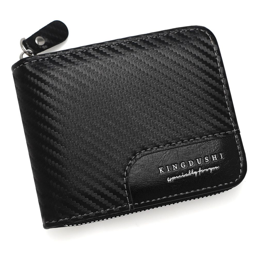 Wallet Card Cases Zipper Coin Purse Men's Short Wallet With Multiple Card Slots And Fashion Thin Card Holder_viptrois.com