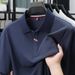 Men's Clothing Men's Short Sleeved Polo Shirt Summer New Fashion Casual Solid Color Lapel Half Sleeved T Shirt_viptrois.com