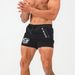 Men's Athletic Running Shorts High Elasticity Quick Drying Breathable Sweat Wicking Trendy Summer Style Three Quarter Length Beach Wear_viptrois.com
