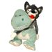 Hot Style Dinosaur Carrying Wolf Doll Doll Funny Homophonic Cute Pet Plush Pillow To Send Friends Creative Gift_viptrois.com