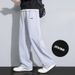 Men's Clothing Pants Men's Wide Leg Sweatpants Trendy Brand Summer Men's Straight Casual Pants Sports Pants Men Teenagers Casual Men's Pants_viptrois.com