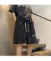 Men's Embroidered Shorts Loose Casual Pants Trendy Brand 5/4 Length Summer_viptrois.com