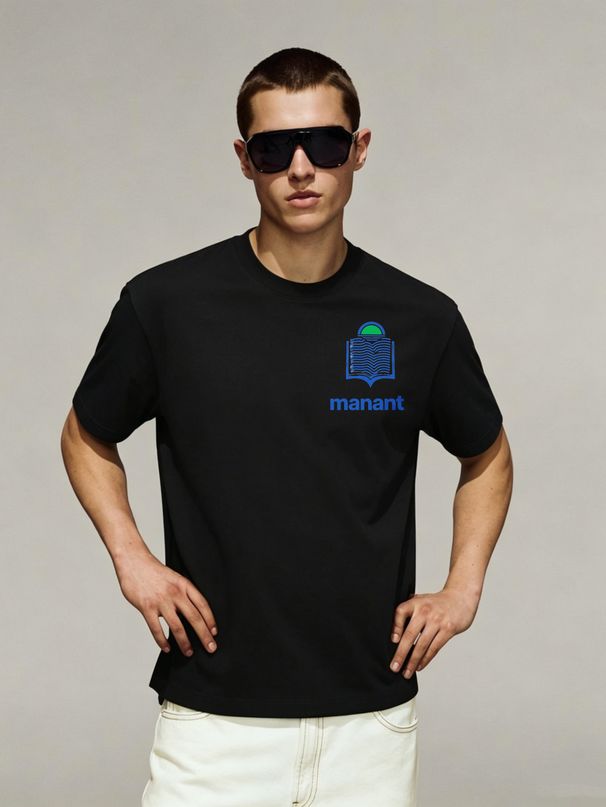 Men's Clothing Regular Cotton Short Sleeved T Shirt Casual Trend Unisex Summer Ins White Round Neck Top Trendy Versatile Half Sleeve_viptrois.com