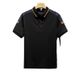 Men’s Summer Polo Shirt – Relaxed Fit, Striped & Embroidered, Lightweight & Breathable (M-5XL, Black/White/Khaki/Green)_viptrois.com
