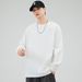 Pulse Cross-Border Dropshipping 270G Heavyweight All-Cotton Long-Sleeve Men's T-Shirt American Style Solid Color Basic_viptrois.com