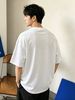 Maglietta Uomo 180g Cotone Puro Stile Americano Stampa Arte Di Nicchia, Leggera E Traspirante Per Uso Casual Estivo_viptrois.com