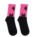 Casual socks hot cat dog rainbow large size cotton socks women's casual cotton women's mid-tube socks_viptrois.com