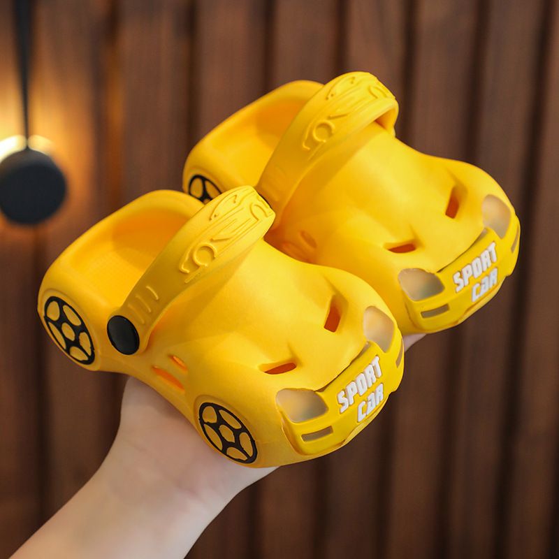 Mother & Kids Children's Luminous Slippers Car Sandals Boys Baby Cool Shape Non Slip Soft Bottom Kindergarten Sandals 2 8_viptrois.com