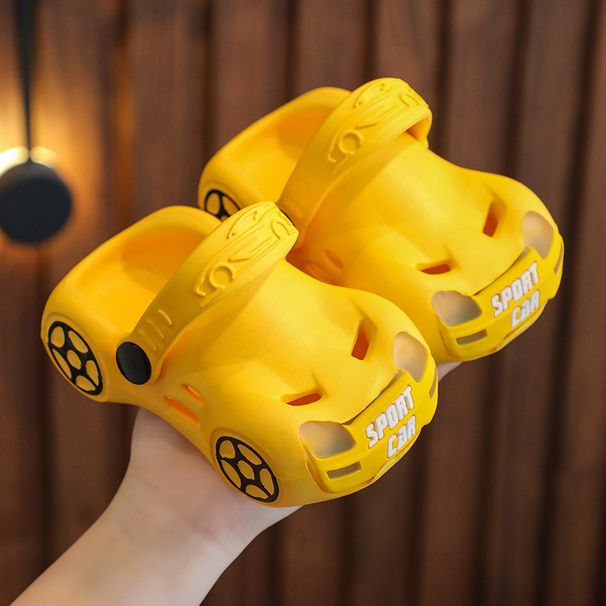 Mother & Kids Children's Luminous Slippers Car Sandals Boys Baby Cool Shape Non Slip Soft Bottom Kindergarten Sandals 2 8_viptrois.com