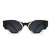 New Small Frame Plastic Tooth Sunglasses Style Accessories Sunglasses Cat Eye Trend Retro Anti Ultraviolet_viptrois.com