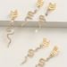Stylish Rhinestone Snake-shaped Hair Rings, Open Metal Hair Clips For Hot Girl Photo Shoots & Braiding_viptrois.com