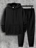 Men's Premium Hoodie & Jogger Set – Minimalist Streetwear Essentials (S-XXL, 100% Polyester, Anti-Pill Fleece, Hidden Phone Pocket)_viptrois.com