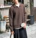 Men's Polo Neck Knit Sweater - Winter Casual Textured Pullover With Breathable Comfort_viptrois.com