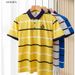 Classic Striped Polo Shirt – Breathable Short-Sleeve Men’s T-Shirt For Casual & Business Wear_viptrois.com