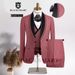 Men's Clothing Wedding Suit Groomsmen Three Piece Suit_viptrois.com