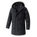 2027 Winter Fashion Overcoat Men Pure Color Windproof Thicken Keep Warm Zipper Hooded Cotton-Padded Jacket M-8XL_viptrois.com