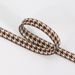 Houndstooth stripes versatile sports casual flat print flat stripes shoelaces_viptrois.com