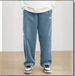 Men's Clothing Autumn And Winter Loose Wide Leg Pants Solid Color Simple And Fashionable Overalls_viptrois.com