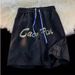 2025 Summer Loose And Casual Five-inch Shorts For Men, Hong Kong Style, Ins Fashion Brand, Straight-cut Basketball Sports Pants_viptrois.com