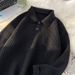 Oversized Shawl Collar Sweater – Unisex Chunky Knit Pullover With Dropped Shoulder (M-3XL, Winter Cotton-Blend, Minimalist Streetwear Top)_viptrois.com