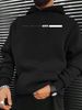 Men's Autumn And Winter Casual Fashion Loose Hooded Sweatshirt FACE THE FUTURE Letter Pattern Printed Warm Long Sleeved Pullover_viptrois.com