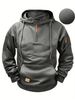 2024 Spring And Autumn Men's Hoodie Zipper Multi-Pocket Sports Casual Sweatshirt Direct Delivery_viptrois.com